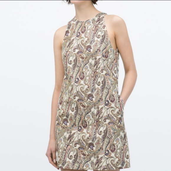 zara sleeveless dress